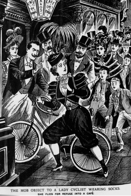 1890 Vrouwelijke wielrensters
