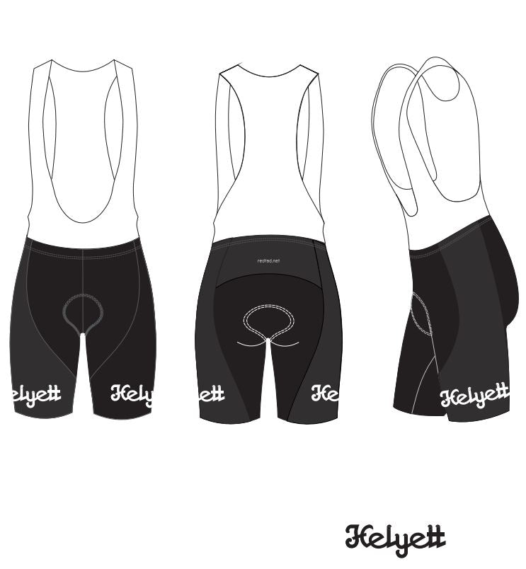 CUISSARD DE CYCLISME Saint-Raphaël Helyett - REDTED - NOIR