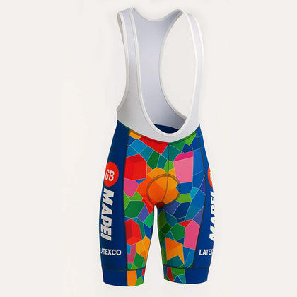 Cuissard de cyclisme rétro Mapei - REDTED - Noir