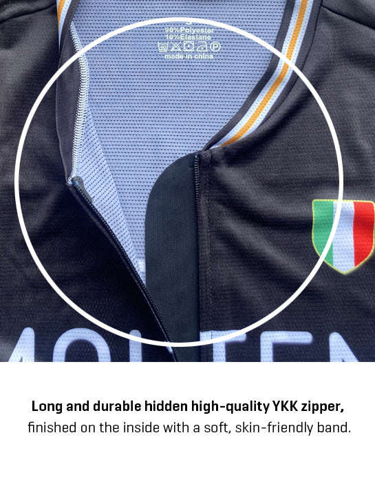 Maillot de Cyclisme Rétro Femme Molteni Noir - REDTED