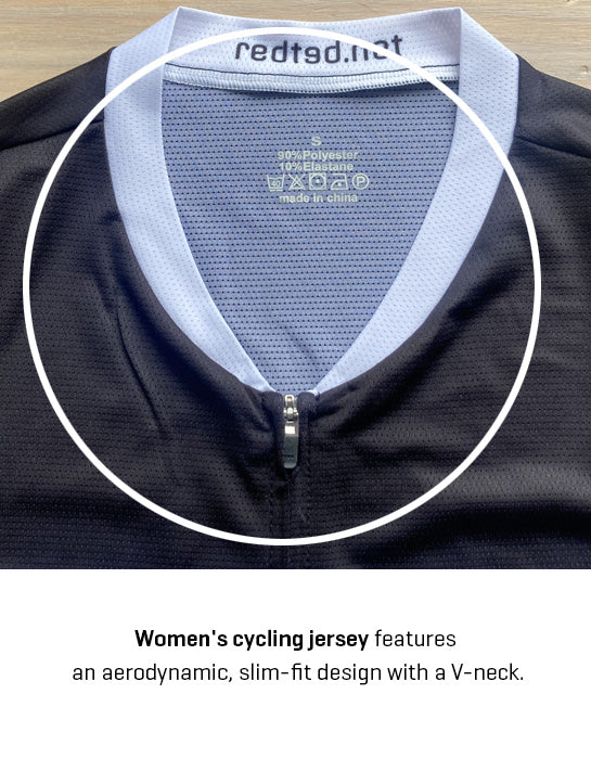 Maillot de cyclisme rétro femme Peugeot Noir/Blanc - RedTed