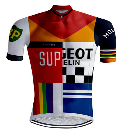 Maillot de Cyclisme Rétro Eddy le Cannibale - REDTED