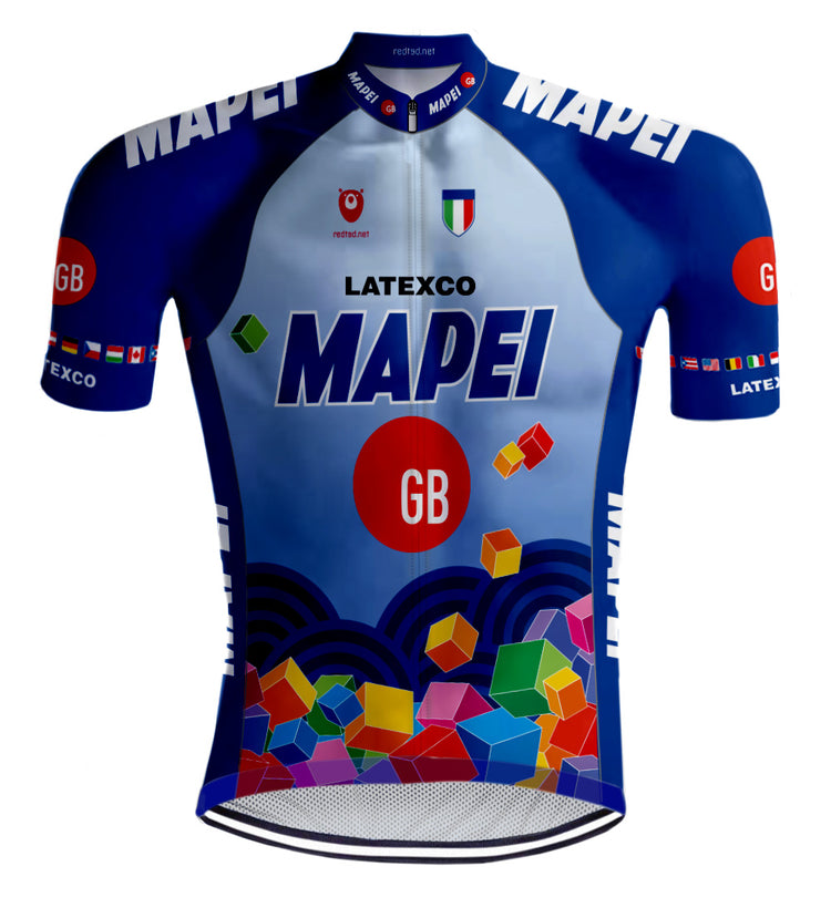 Retro Wielertenue Mapei - REDTED