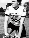 Maillot de cyclisme Rétro Peugeot Blanc/Noir - RedTed