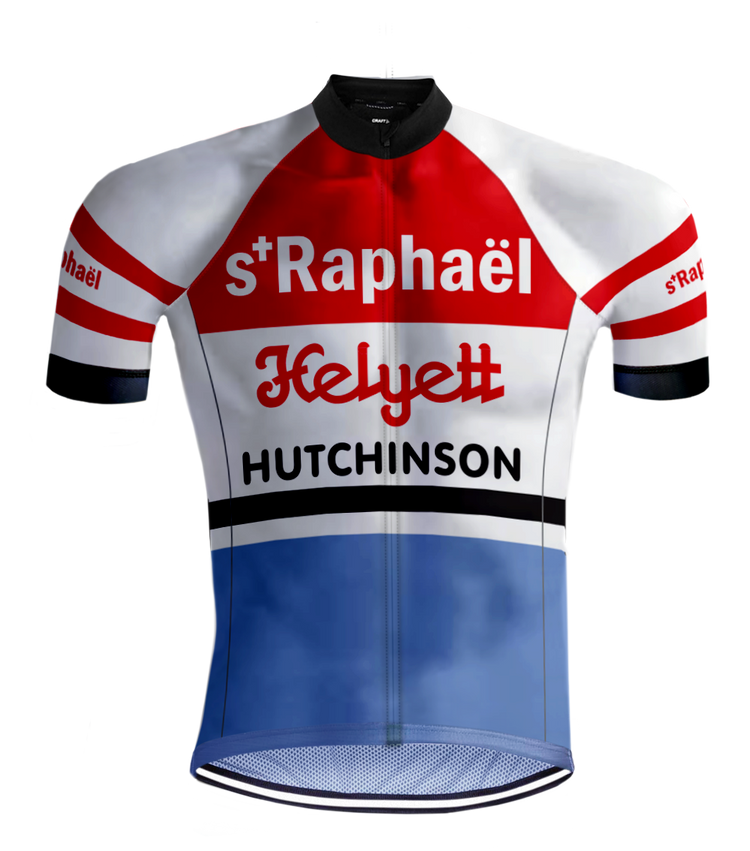 TENUE DE CYCLISME RÉTRO Saint-Raphaël Rouge/Bleu - REDTED