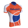 Maillot de Cyclisme Rétro Rabobank - orange/bleu