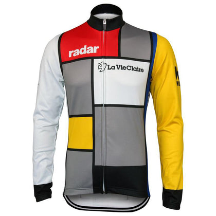 Veste cycliste rétro hiver (Polaire) La Vie Claire - Multicolore