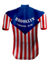 MAILLOT DE CYCLISME RÉTRO BROOKLYN Bleu/Rouge - REDTED