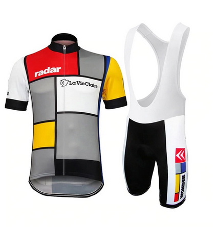 Tenue de cyclisme rétro La Vie Claire - Multicolore