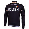 Tenue de Cyclisme rétro Molteni Arcore - Veste (polaire) et Pantalon Long - Noir