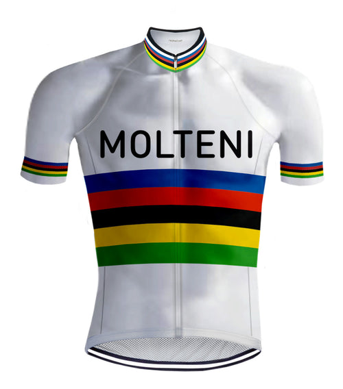 Maillot de Cyclisme Rétro Molteni Arc en ciel - RedTed