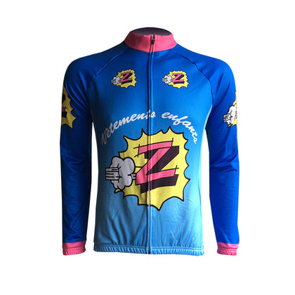 Veste cycliste Rétro Hiver (polaire) Z-Peugeot - Multicolore