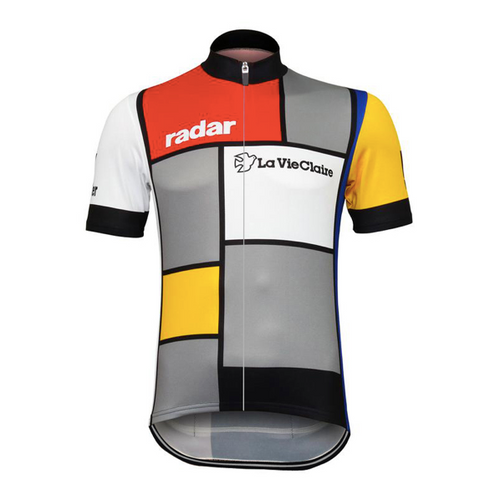 Maillot de cyclisme rétro La Vie Claire - Multicolore