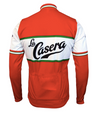 Veste cycliste rétro hiver (Polaire) La Casera - Rouge