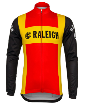 Veste cycliste rétro hiver (Polaire) TI-Raleigh - Rouge