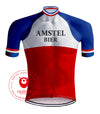 Tenue de cyclisme rétro Amstel Beer Rouge/Bleu - REDTED