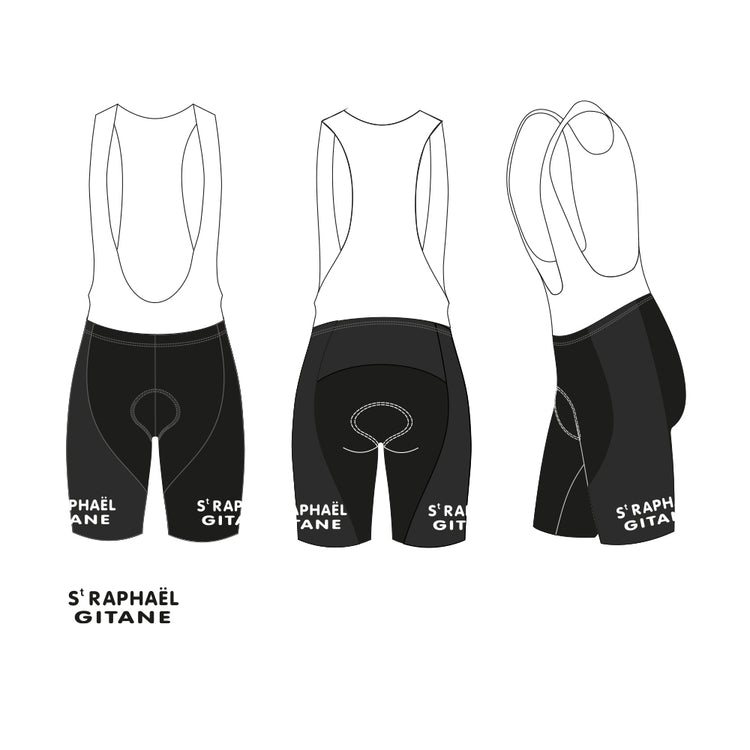 Tenue de cyclisme rétro Saint-Raphaël - Rouge/Bleu