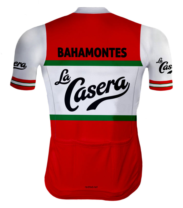 Tenue de cyclisme RÉTRO LA CASERA ROUGE - REDTED