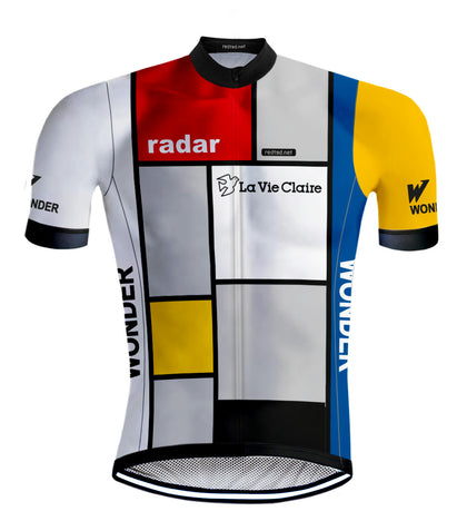 Maillot de Cyclisme rétro La Vie Claire Multicolore - REDTED