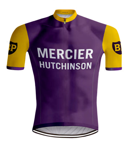 MAILLOT DE CYCLISME RÉTRO MERCIER HUTCHINSON - REDTED