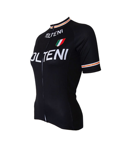 Maillot de Cyclisme rétro Femme Molteni - Noir