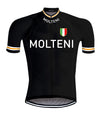 Tenue de Cyclisme Rétro Molteni Noir - REDTED