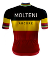 Tenue de Cyclisme rétro Molteni Champion National de Belgique - REDTED 