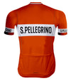Maillot de Cyclisme Rétro San Pellegrino Orange - RedTed