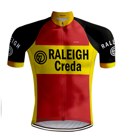 MAILLOT DE CYCLISME RÉTRO TI-RALEIGH Rouge - REDTED 