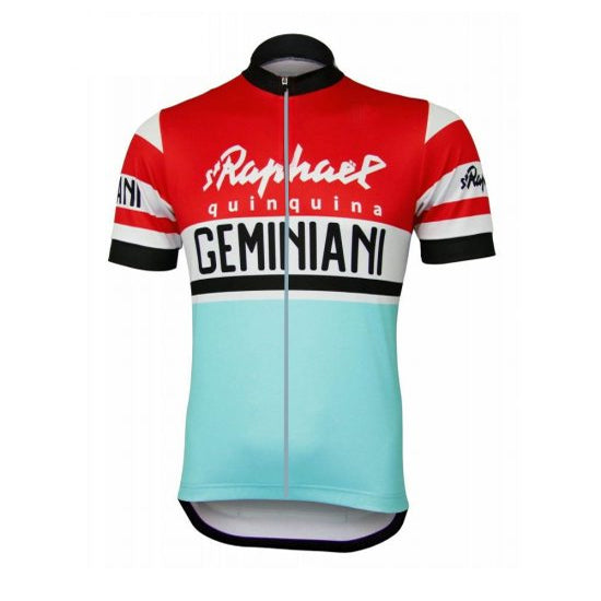 Tenue de cyclisme rétro Saint-Raphaël - Rouge/Bleu