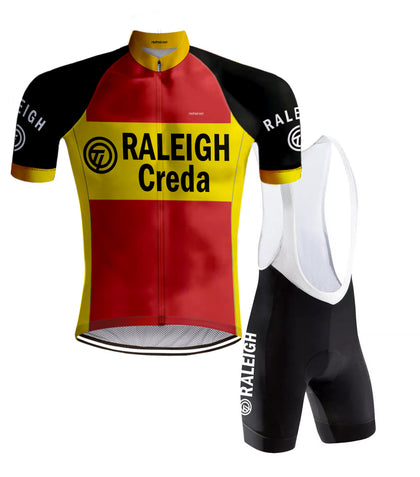 Tenue de Cyclisme rétro TI-Raleigh Rouge - REDTED