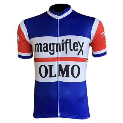 Maillot de cyclisme rétro - Edition limitée Magniflex-Olmo - Bleu