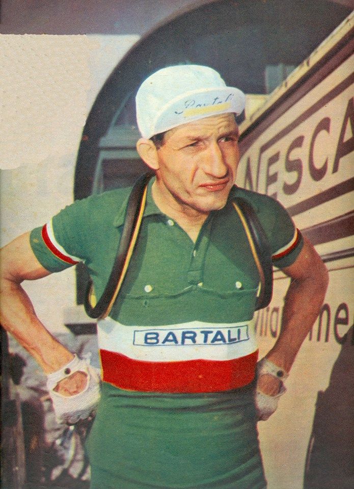 Maillot de cyclisme rétro Gino Bartali REDTED