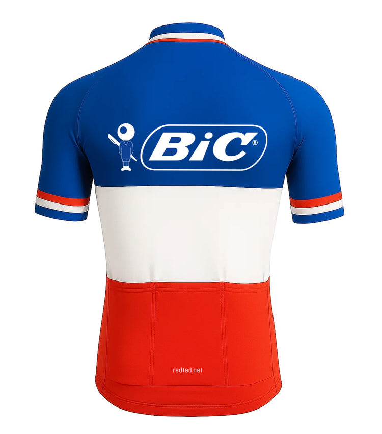 Maillot de Cyclisme rétro Bic Orange - REDTED