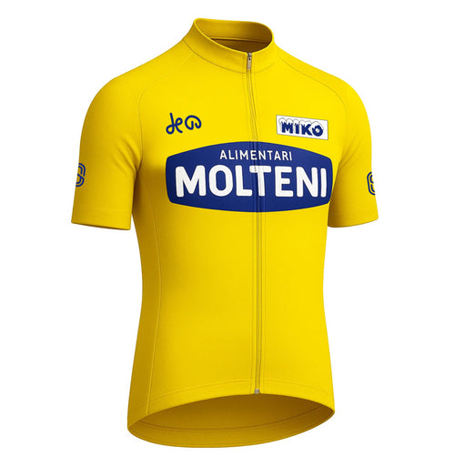 Maillot jaune Molteni 1974 - la dernière victoire d'Eddy dans le tour
