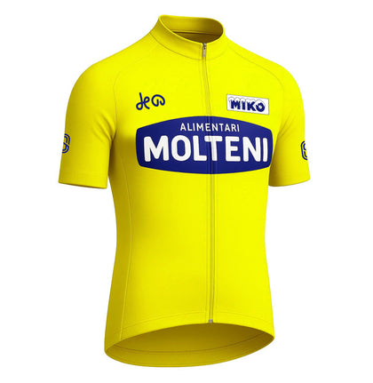 Maillot jaune Molteni 1974 - la dernière victoire d'Eddy dans le tour - Gruppo Sportivo