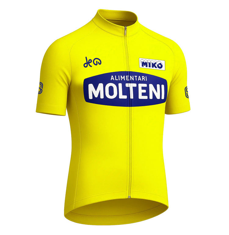 Maillot jaune Molteni 1974 - la dernière victoire d'Eddy dans le tour - Gruppo Sportivo
