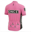 Maillot de cyclisme rétro ONCE - Rose