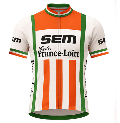 Maillot de cyclisme rétro Sem - Rouge/Blanc/Vert - Gruppo Sportivo