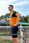 Maillot de Cyclisme rétro Molteni - Orange
