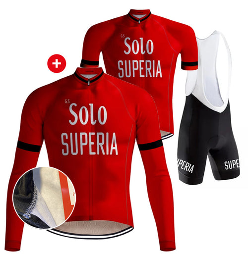 Set combinaison rétro Solo Superia Rouge - REDTED