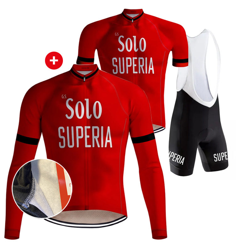 Set combinaison rétro Solo Superia Rouge - REDTED