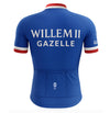 Maillot de cyclisme rétro Willem II-Gazelle - Bleu - Gruppo Sportivo