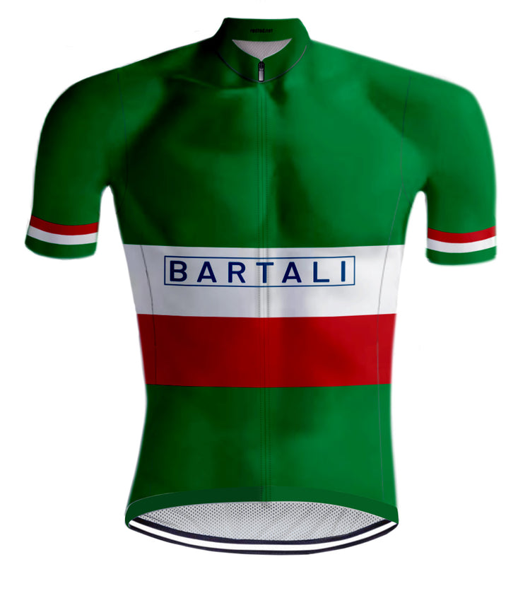 Maillot de cyclisme rétro Gino Bartali REDTED