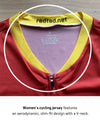 MAILLOT DE CYCLISME RÉTRO Femme TI-RALEIGH Rouge - REDTED 