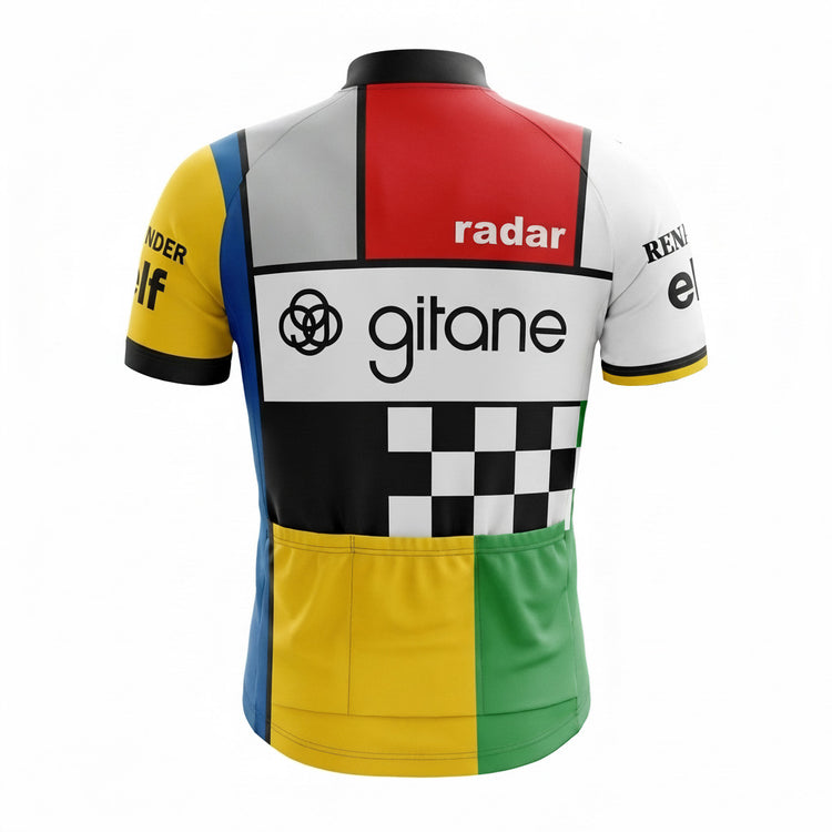 Maillot de Cyclisme rétro Bic Orange - REDTED