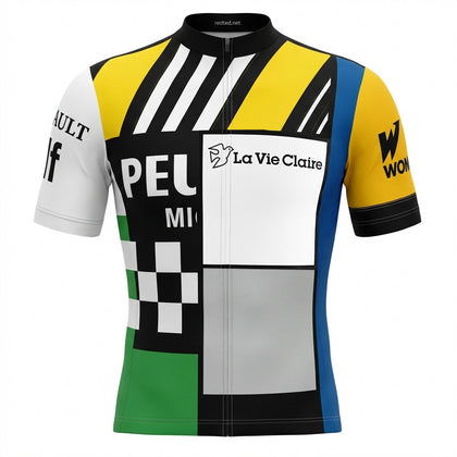 Maillot de Cyclisme rétro Bic Orange - REDTED