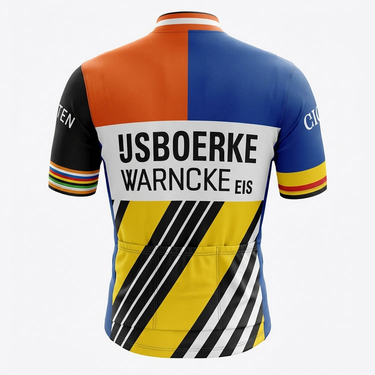 Maillot de Cyclisme rétro Bic Orange - REDTED