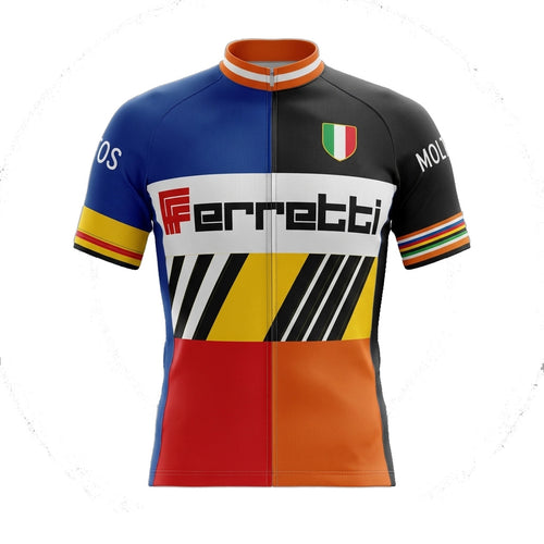 Maillot de Cyclisme rétro Bic Orange - REDTED