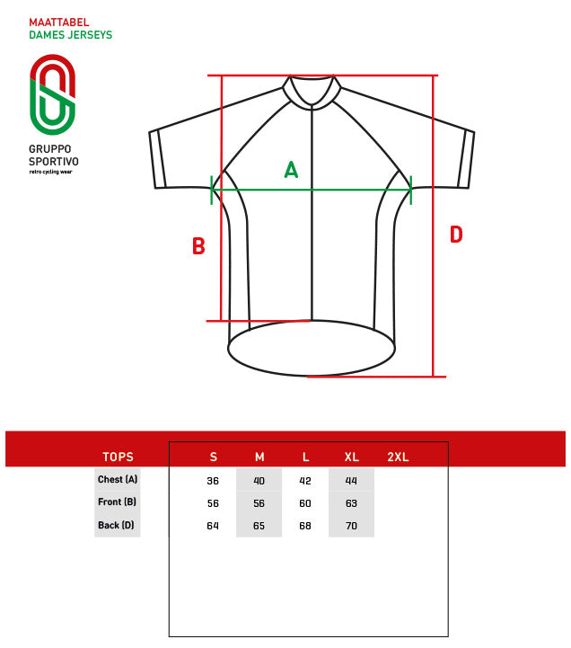 Maillot de cyclisme Rétro femme Peugeot Blanc/Noir - Gruppo Sportivo